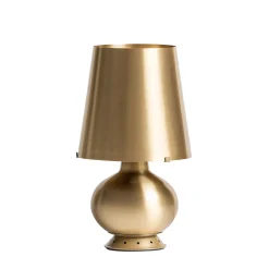 Fontana Arte Fontana Media Tischleuchte, Messing