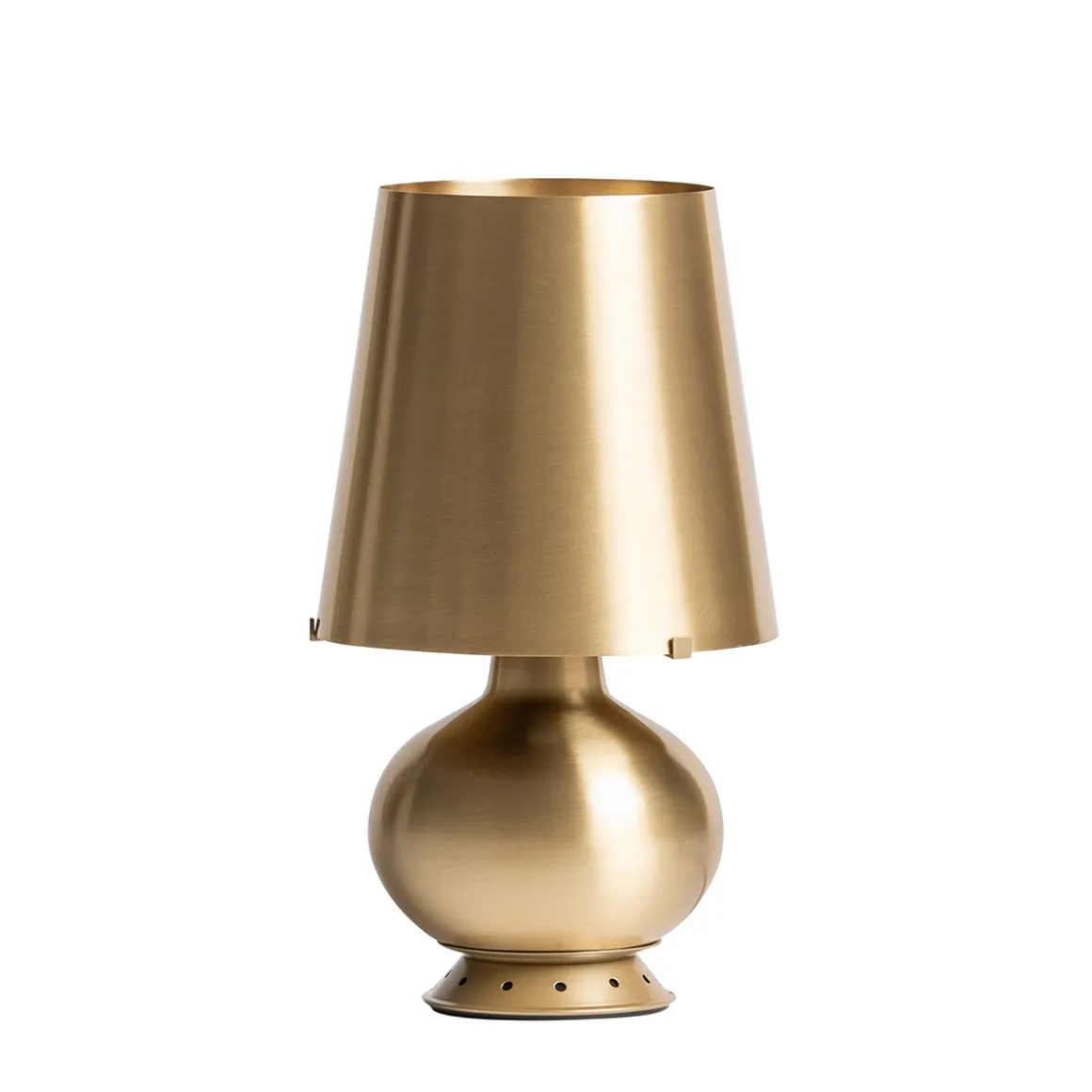 Fontana Arte Fontana Media Tischleuchte, Messing