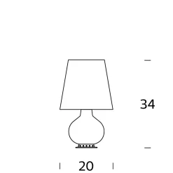 Fontana Arte Fontana Piccola Tischleuchte