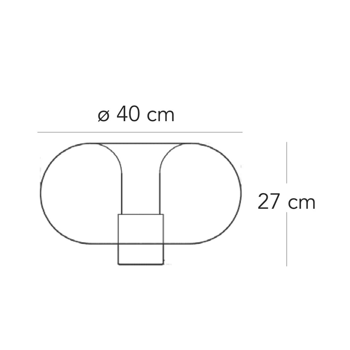 Fontana Arte Fontanella Grande Tischleuchte
