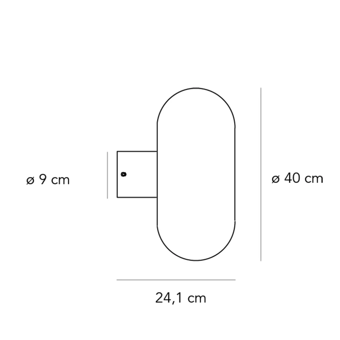 Fontana Arte Fontanella Grande Wand- / Deckenleuchte