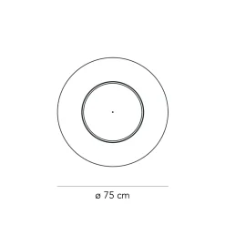 Fontana Arte Lunaire LED Wandleuchte, Ø: 75 cm