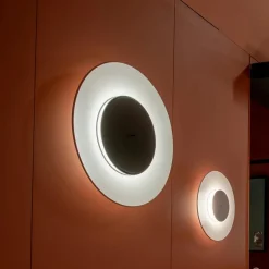 Fontana Arte Lunaire LED Wandleuchte, Ø: 75 cm