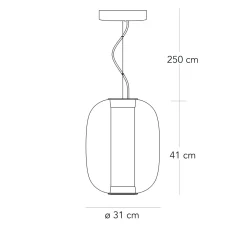 Fontana Arte Meridiano Media LED Pendelleuchte