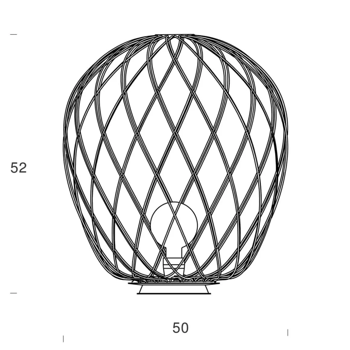 Fontana Arte Pinecone Grande Tischleuchte