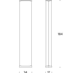 Fontana Arte Pirellone Stehleuchte