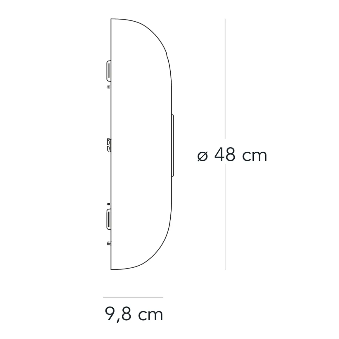 Fontana Arte Tropico Grande LED Wand- / Deckenleuchte