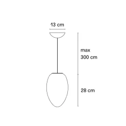 Fontana Arte Uovo Pendelleuchte