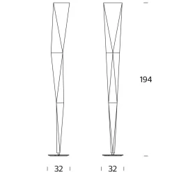 Fontana Arte Vertigo LED Stehleuchte