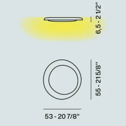 Foscarini Bahia Mini MyLight LED Parete / Soffitto