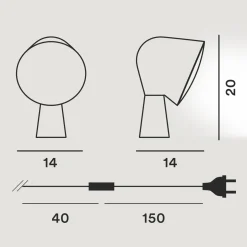 Foscarini Binic Red Tavolo Special Edition