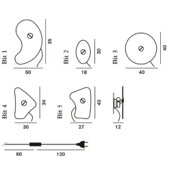 Foscarini Bit Parete