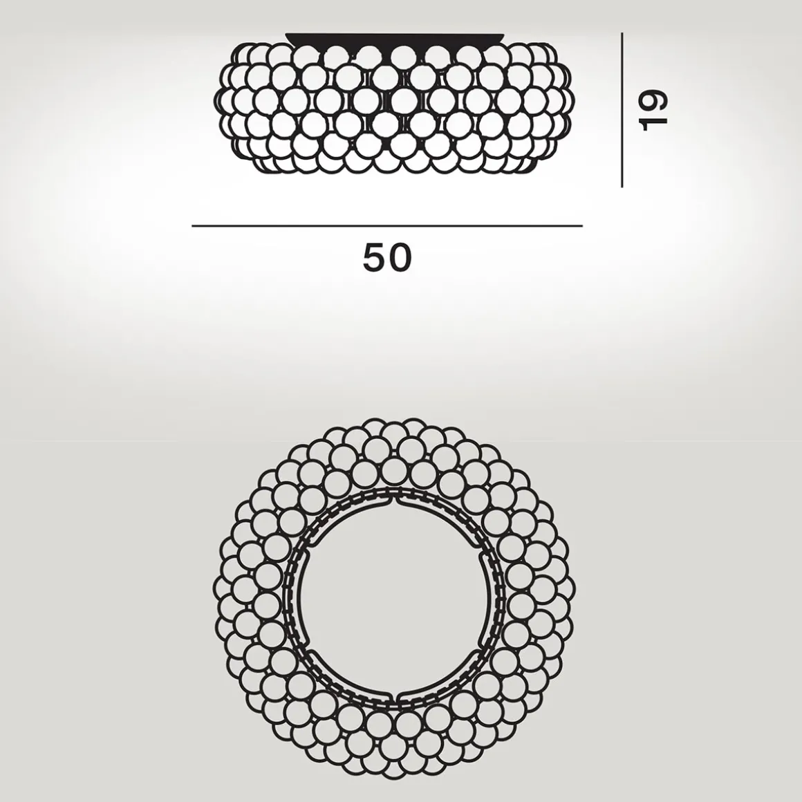 Foscarini Caboche Plus MyLight LED Soffitto