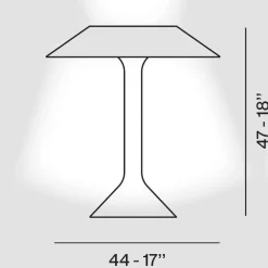 Foscarini Chapeaux M LED Tavolo, Rückläufer