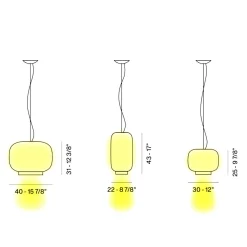 Foscarini Chouchin Bianco LED Sospensione