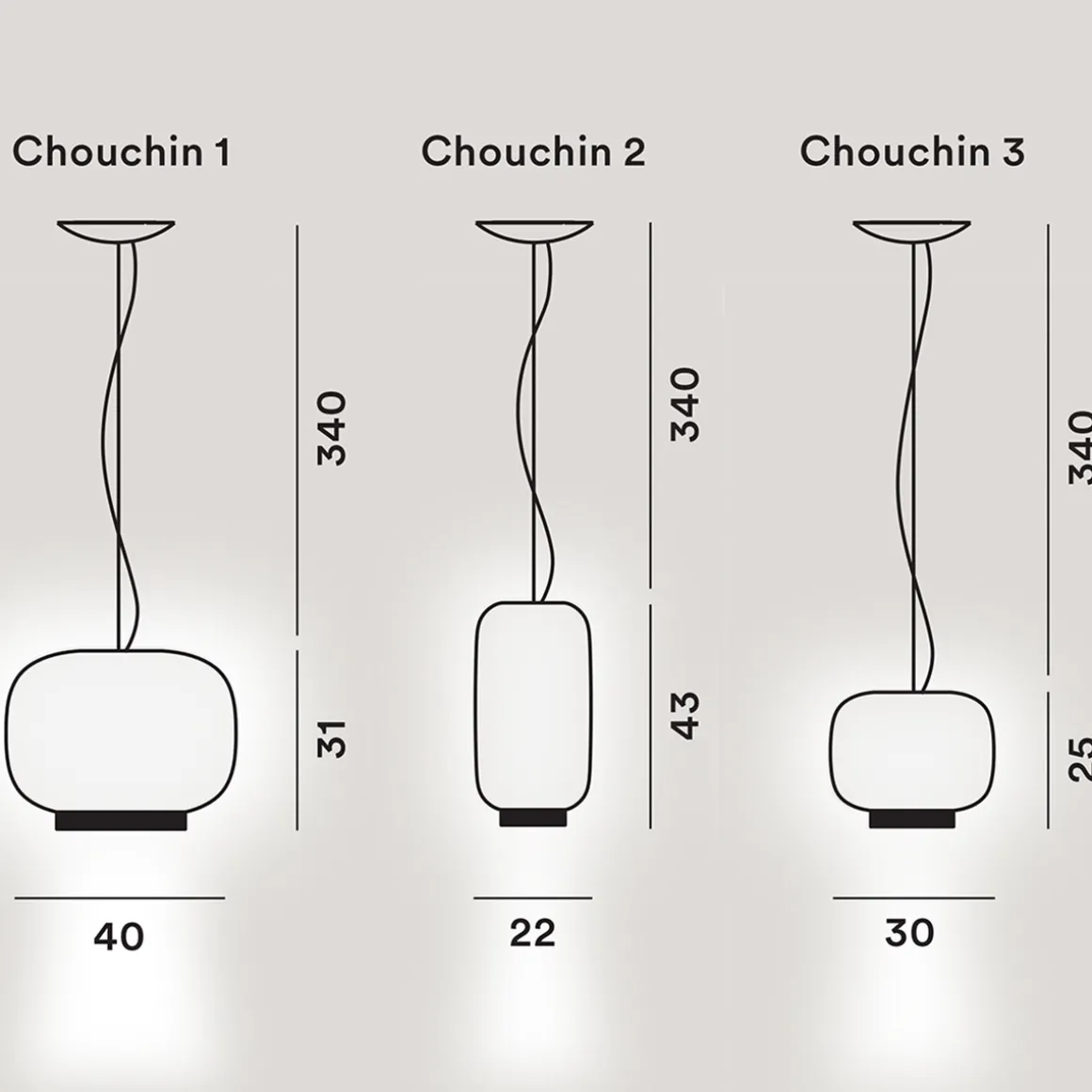 Foscarini Chouchin reverse LED Sospensione
