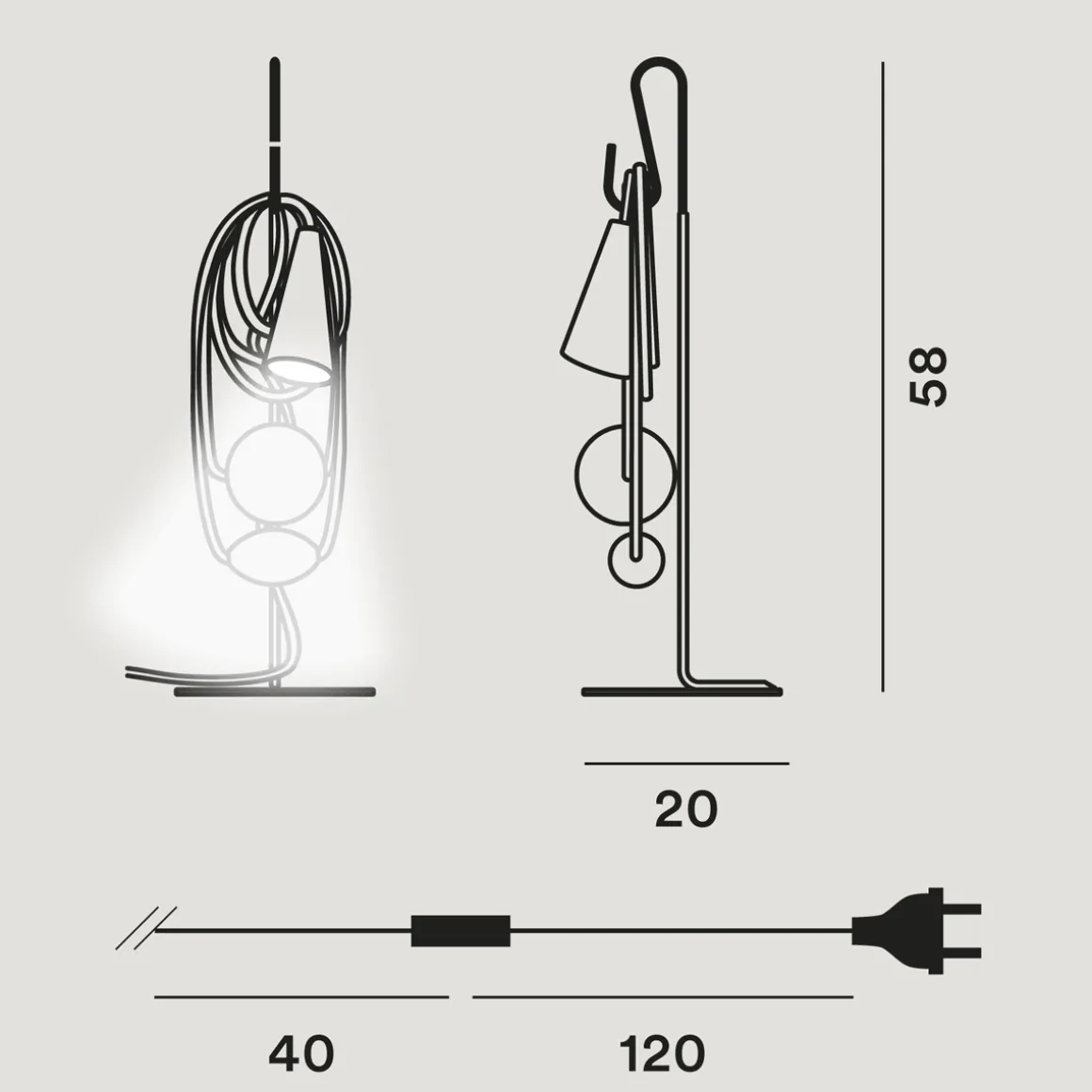 Foscarini Filo Tavolo