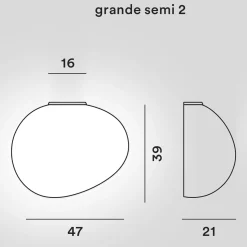 Foscarini Gregg Grande Semi 2 Parete