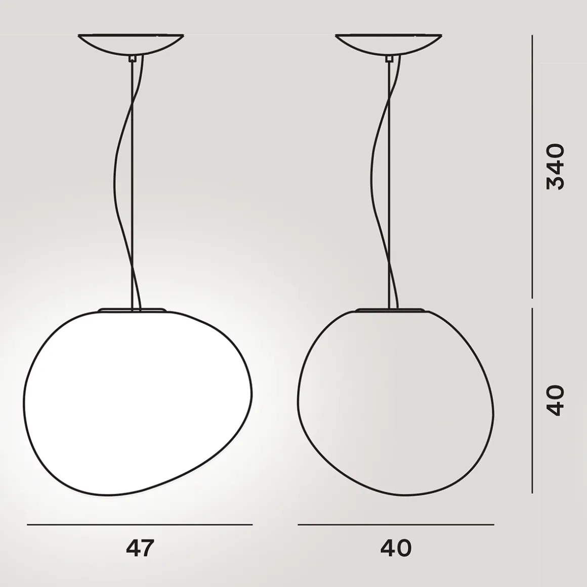 Foscarini Gregg Grande Sospensione