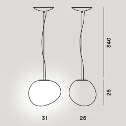 Foscarini Gregg Media Sospensione