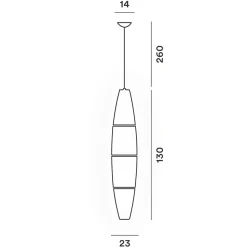 Foscarini Havana Sospensione / Parete, Rückläufer