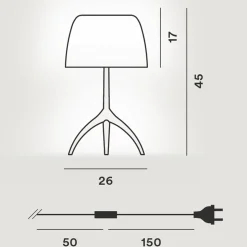 Foscarini Lumiere Grande Tavolo, mit Dimmer