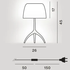 Foscarini Lumiere Nuances Grande Tavolo, mit Dimmer