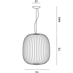 Foscarini Spokes 2 Large MyLight LED Sospensione