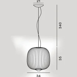 Foscarini Spokes 2 Piccola MyLight LED Sospensione