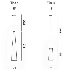 Foscarini Tite Sospensione
