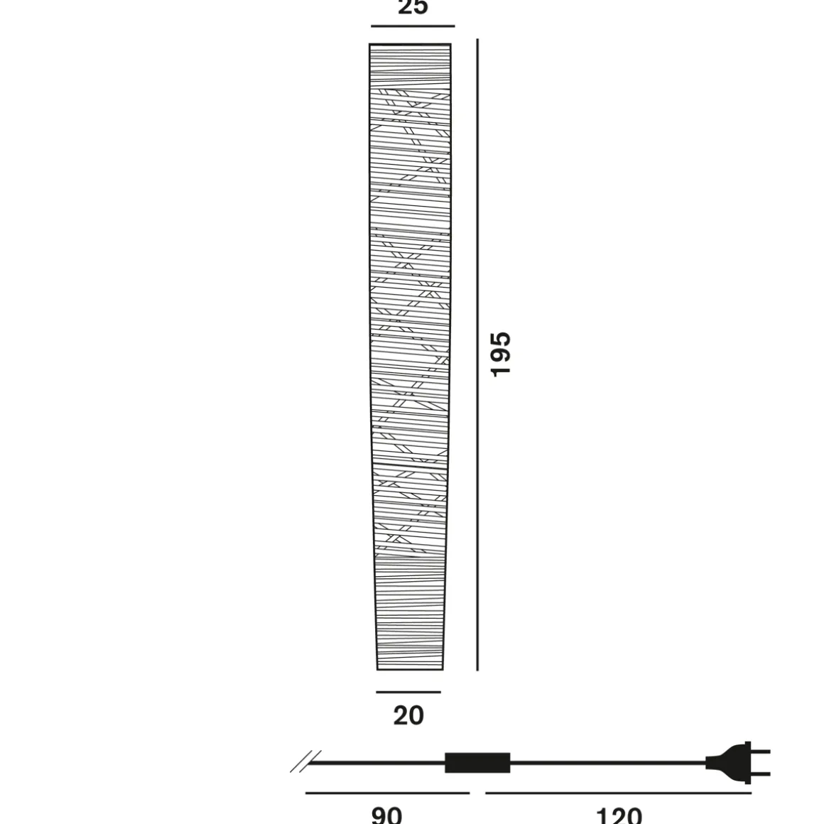 Foscarini Tress Grande LED Terra