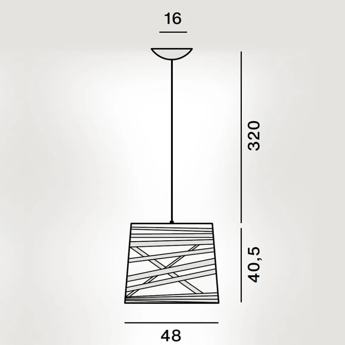 Foscarini Tress Grande LED Sospensione