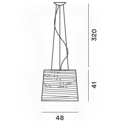 Foscarini Tress Grande Sospensione