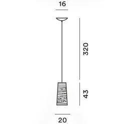 Foscarini Tress Mini Sospensione