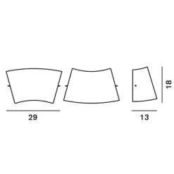 Foscarini Tutu Parete