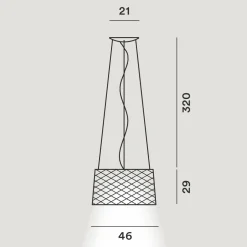 Foscarini Twiggy Grid LED Sospensione Outdoor