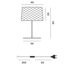 Foscarini Twiggy Grid XL LED Tavolo Outdoor