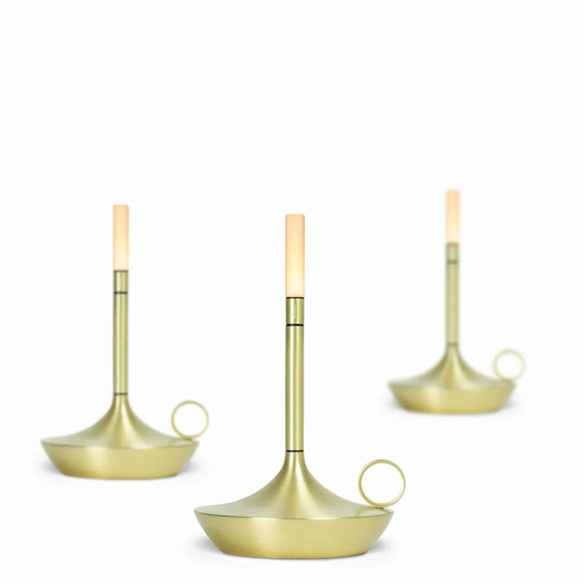 Graypants Wick S LED Akkuleuchte, 3er Set