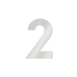 Heibi Midi Hausnummer, Edelstahl, Auslaufmodell