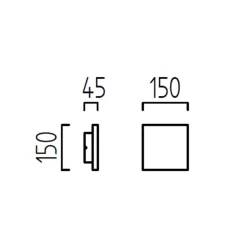 Helestra Air LED Außenwandleuchte