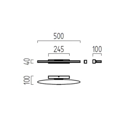 Helestra Argo LED Wandleuchte