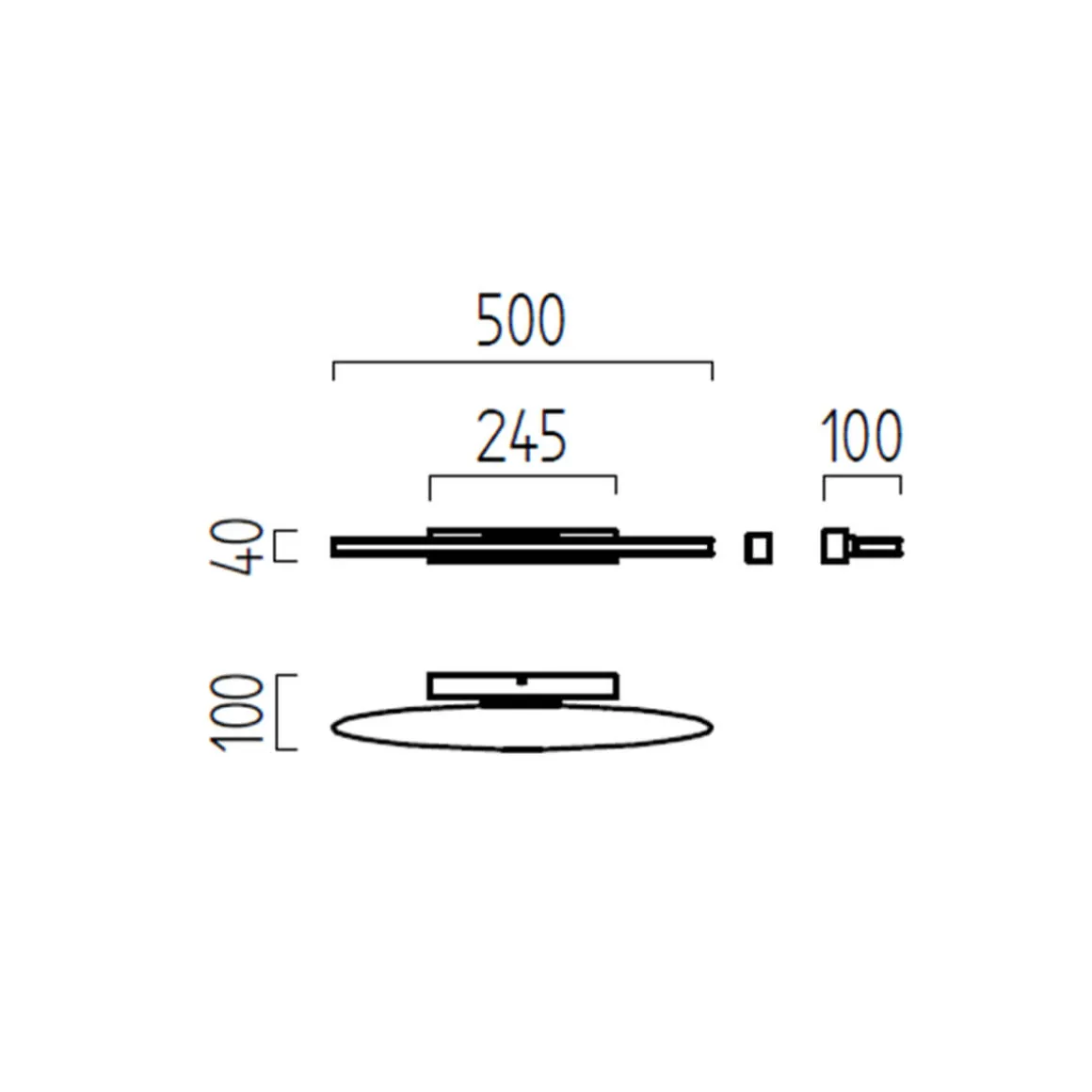 Helestra Argo LED Wandleuchte