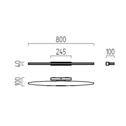 Helestra Argo LED Wandleuchte