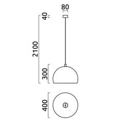 Helestra Doro Pendelleuchte