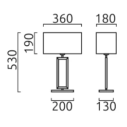 Helestra Enna 2 Tischleuchte