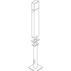 Helestra Erdstück A19900 für Außenleuchten