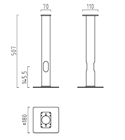 Helestra Erdstück A19900 für Außenleuchten