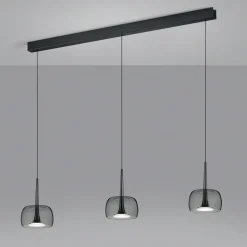 Helestra Flute LED Pendelleuchte, 3-flg.