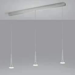 Helestra Flute LED Pendelleuchte, 3-flg., mit Casambi-Modul