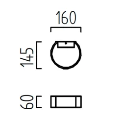 Helestra Fosca LED Wandleuchte